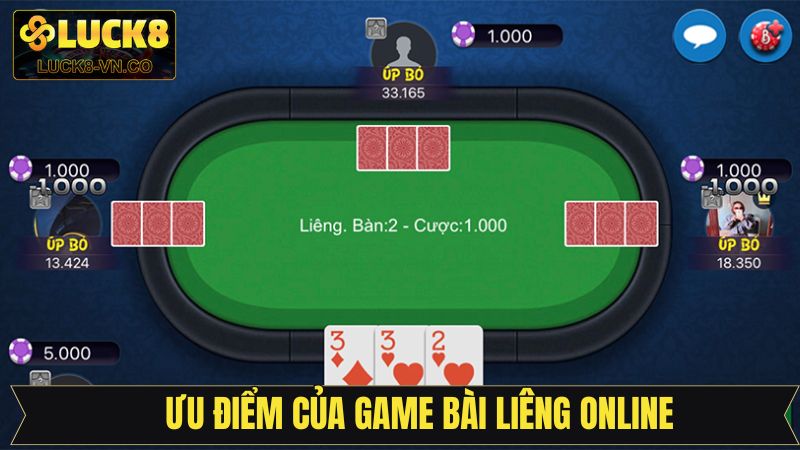 Liêng trực tuyến sở hữu nhiều đặc điểm nổi bật